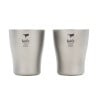 Keith Titanium Shot Glass 10 ml 2er Pack Ti9304 Titan Pinnchen