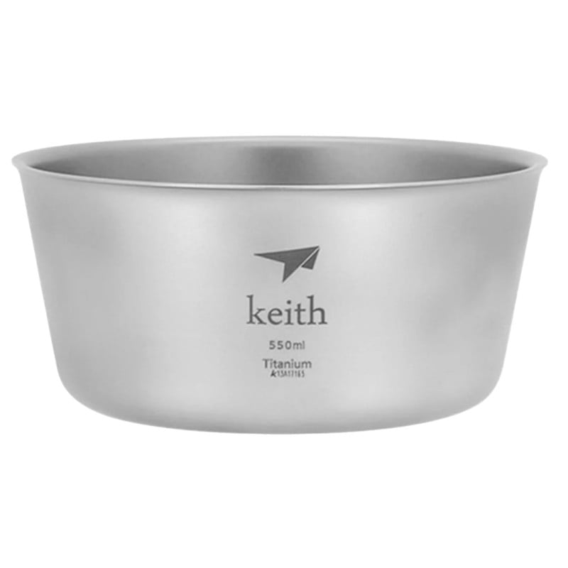 Keith Titanium Doublewall Bowl 550 ml Ti5322 Keith Titanium Doublewall Bowl 550 ml Ti5322