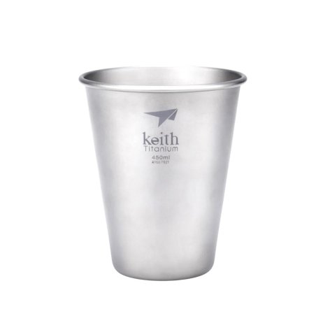 Keith Titanium Beer Cup 450ml Ti9002