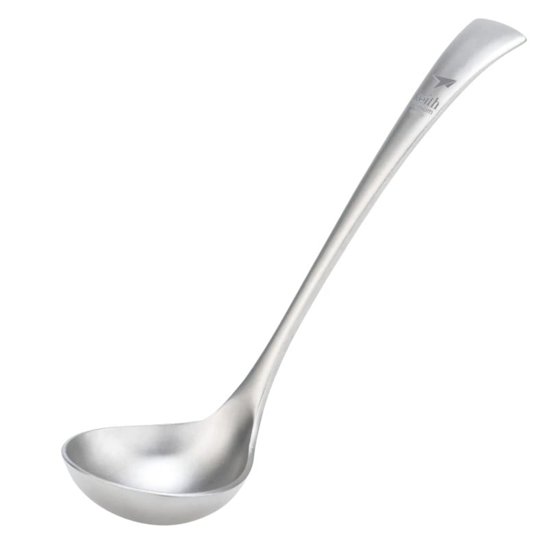 Keith Titanium Long Handle Soup Spoon Ti8706 Keith Titanium Long Handle Soup Spoon Ti8706