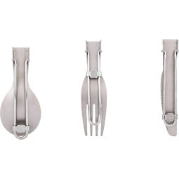 Rückseiten Keith 3-Piece Folding Cutlery Set Ti5300 eingeklappt