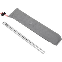 Keith Titanium Solid Square Chopsticks mit Packsack