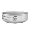 Keith Titanium Schüssel 600 ml Ti5326 mit eingeklappten Griffen