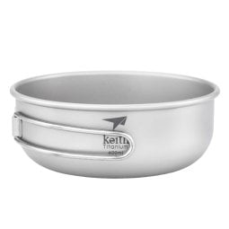 Keith Titanium Schüssel mit eingeklapptem Griff 400 ml Ti5324