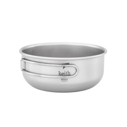 Keith Titanium Schüssel 300ml Ti5323 mit eingeklapptem Griff