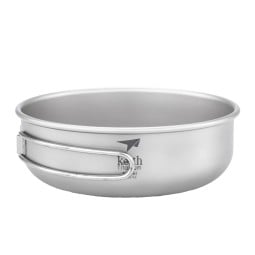 Keith Titanium Schüssel 500 ml Ti5325 mit eingeklapptem Griff