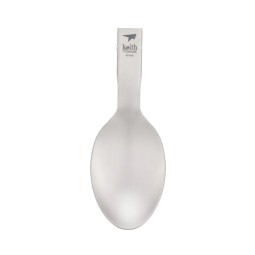 Keith Titanium Folding Spoon Large Ti5315 Frontansicht eingeklappt