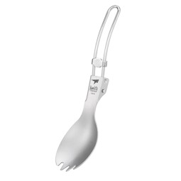 Keith Titanium Folding Spork seitliche Ansicht