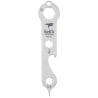 Keith Titanium Keychain Tool mit 5 Funktionen Ti1706 Frontansicht