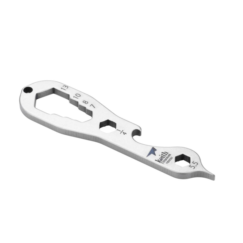 Keith Titanium Keychain Tool mit 8 Funktionen Ti1705
