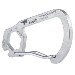 Keith Titanium Titankarabiner 12mm Schlüssel Ti1153
