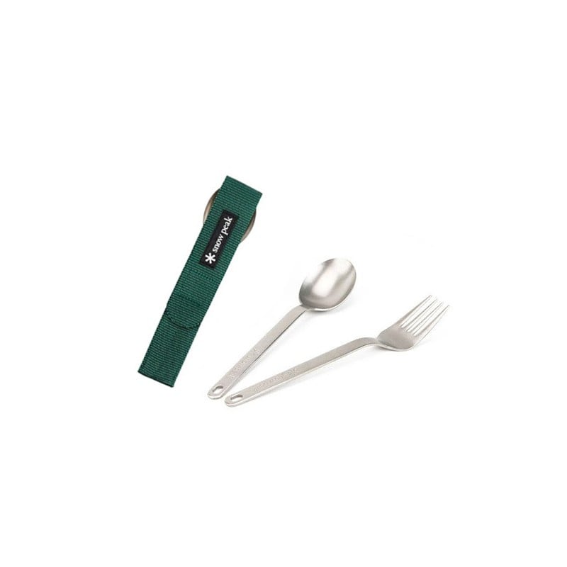 Snow Peak Titanium Fork & Spoon Set