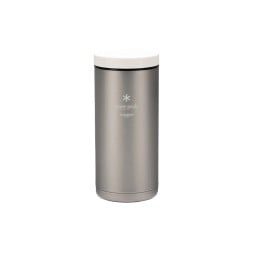 Snow Peak Titanium 350 Kanpai Bottle mit Kühldeckel