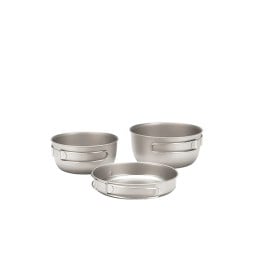 Snow Peak Titanium 3-Piece Cookset