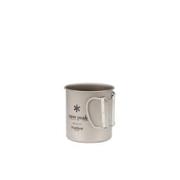 Snow Peak Ti-Single 600 Wall Cup Titantasse mit eingefalteten Henkeln