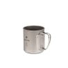 Snow Peak Ti-Single Wall 300 Mug mit ausgeklappten Griffen