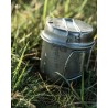 Snow Peak Trek 900 Titanium Topf im Einsatz