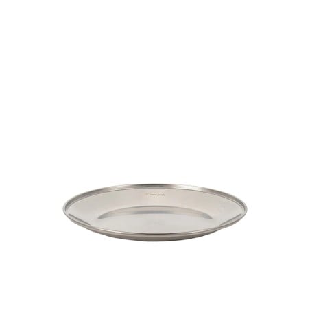 Snow Peak Tableware Plate L Edelstahlteller Outdoor Essgeschirr