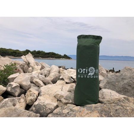 Origin Outdoors Tarp L verpackt im Einsatz