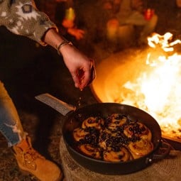 GSI Guidecast Deep Frypan als Ofen genutzt