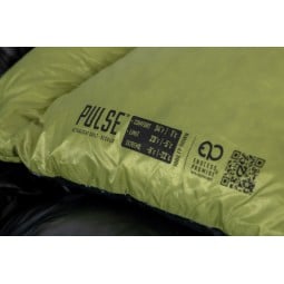 Beschriftung innen im Nemo Pulse UL Quilt