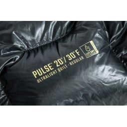 Nemo Pulse UL Quilt mit einem Temperaturbereich zwischen 1°C und -7°C