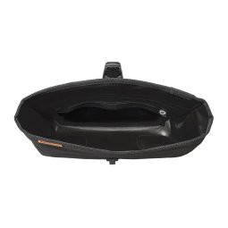 Blick in ORTLIEB Velo-Sling Lenkertasche schwarz hinein