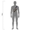 ORTLIEB Velo-Sling Lenkertasche Dark Sand als Slingbag genutzt