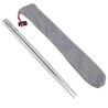 Keith Titanium Square Handle Chopsticks mit dazugehörigem Packsack