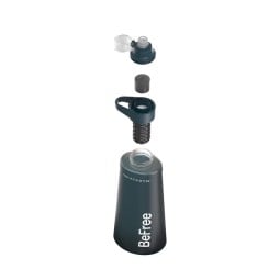 Katadyn BeFree Wasserfilter AC 1L Schieferblau mit allen Einzelteilen