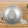 SilverAnt Titanium Tea Filter von oben betrachtet