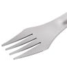 Detailansicht Gabelseite SilverAnt Titanium Spork