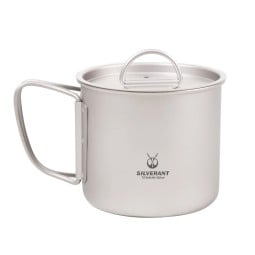 SilverAnt Titanium 350ml Cup with Lid