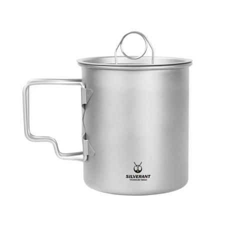 SilverAnt Titanium 500ml Cup with Lid