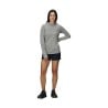 Outdoor Research ActiveIce Spectrum Sun Hoodie Damen Grey Heather von Model getragen