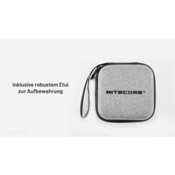 Nitecore HC65 UE Stirnlampe mit robustem Etui