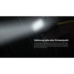 Nitecore HC65 UE Stirnlampe mit körpernahem Schwerpunkt