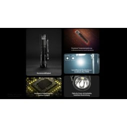 Praktische Features der Nitecore MT1A Pro LED Taschenlampe