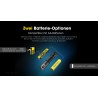 Nitecore MT1A Pro LED Taschenlampe mit Akku (im Lieferumfang enthalten) und AA Batterien nutzbar