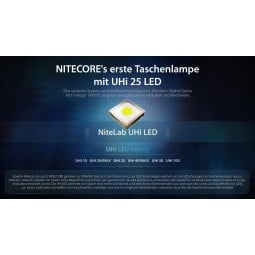 Nitecore MT1A Pro LED Taschenlampe mit UHi 25 LED