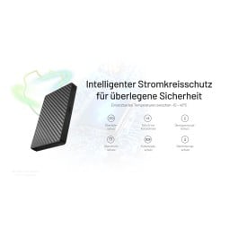 Nitecore Powerbank POCKET10000 mit intelligentem Stromkreisschutz