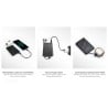 Mit der Nitecore Powerbank POCKET10000 können zwei Geräte gleichzeitig geladen werden