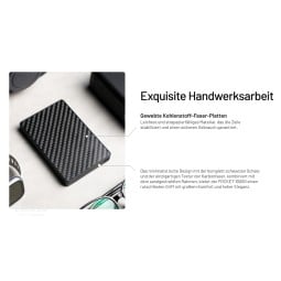 Nitecore Powerbank POCKET10000 mit Carbongehäuse
