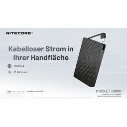 Nitecore Powerbank POCKET10000 ideal zum Reisen