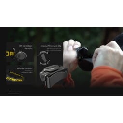 Nitecore HA11 V2 Stirnlampe mit vielseitigem Halteclip