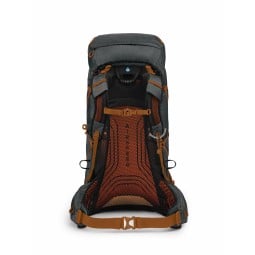 Osprey Exos 48 Rucksack Dark Charcoal Rückansicht
