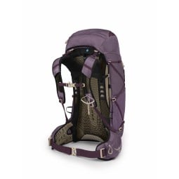 Rückseite Osprey Eja 38 Rucksack Damen Purple Dusk