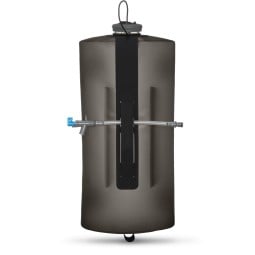 Rückseite HydraPak Seeker Faltflasche 10 Liter mit Verstaumöglichkeit für Schlauch