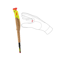 Leki Ultratrail FX.One Trekkingstöcke können auch mit entsprechenden Handschuhen genutzt werden