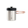 Seitenansicht GSI Glacier Personal Javapress Kaffeepresse